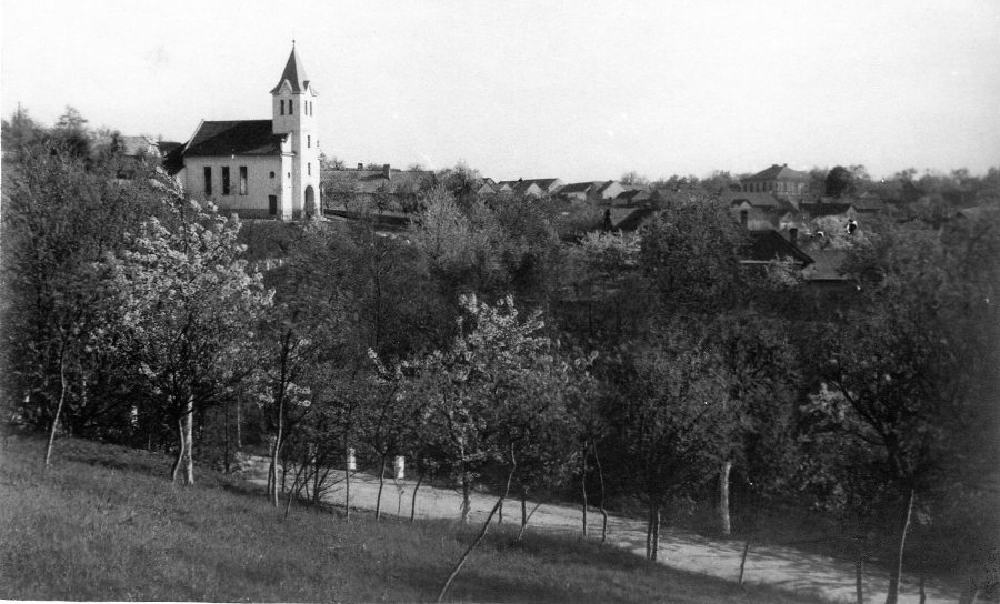 Pohled na Komárov, 40. léta 20. století