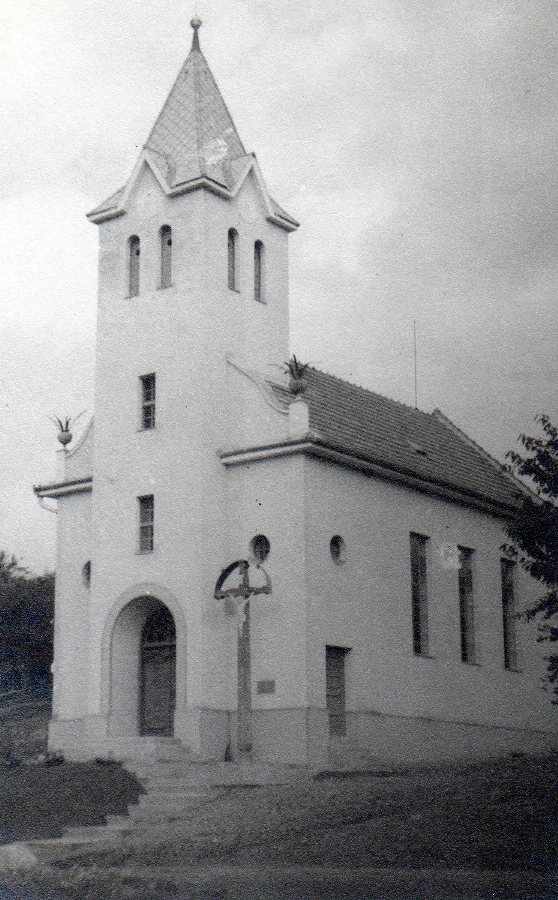 Kostel sv. Antonína Paduánského, asi rok 1942